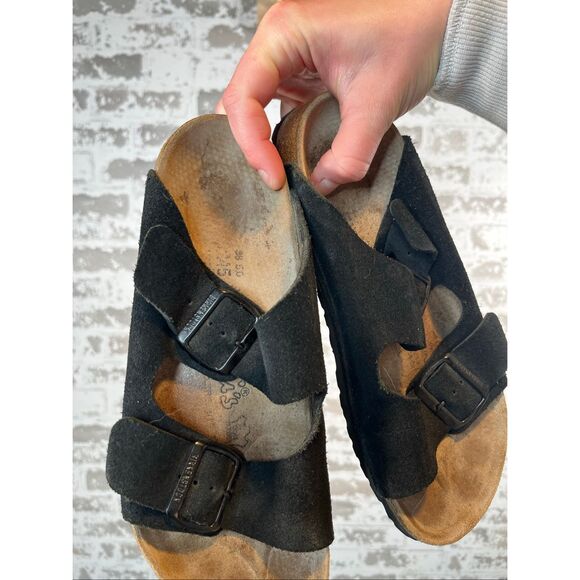 Birkenstock Arizona EVA Black – Orleans Shoe Co Birkis by Birkenstocks | black leather Arizona sandals 38